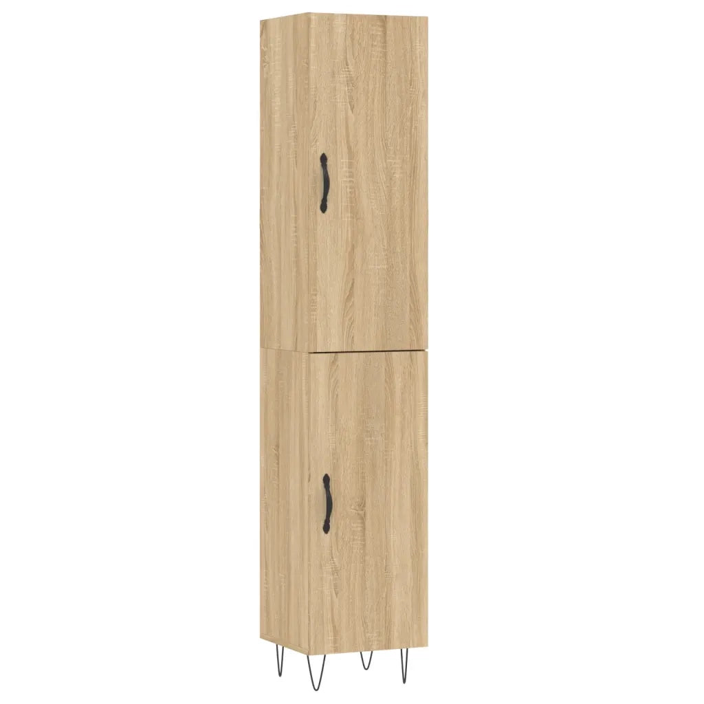 Credenza Rovere Sonoma 34,5x34x180 cm in Legno Multistrato 3198820