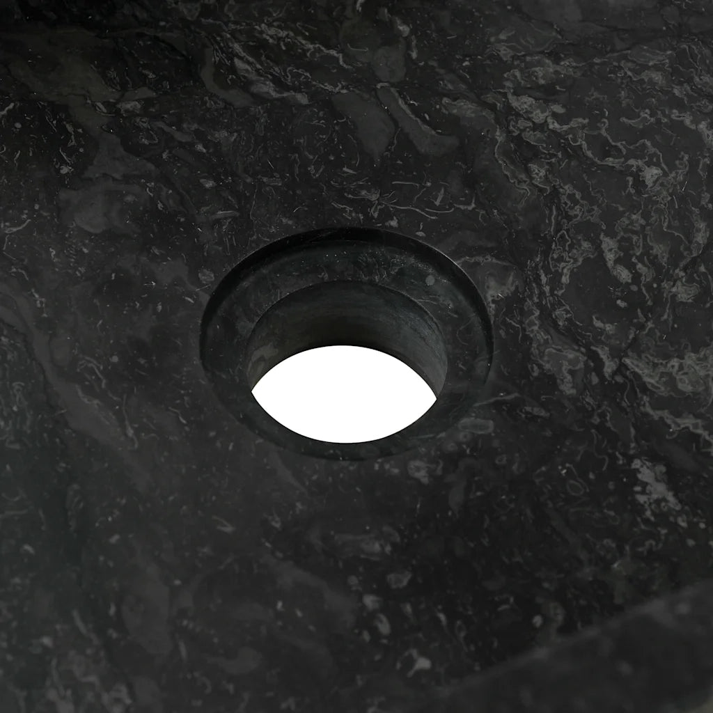 Lavello 45x30x12 cm Marmo Lucido Nero CFW4914918