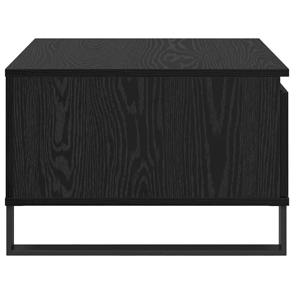 Tavolino da salotto con cassetto Rovere Nero 55 x 55 x 36,5 cm 881665