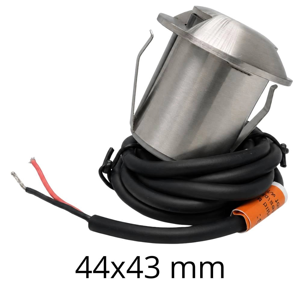 Faretto led da incasso a terra per interni ed esterni *** temperatura colore lampada 6000k bianco freddo, confezione 1