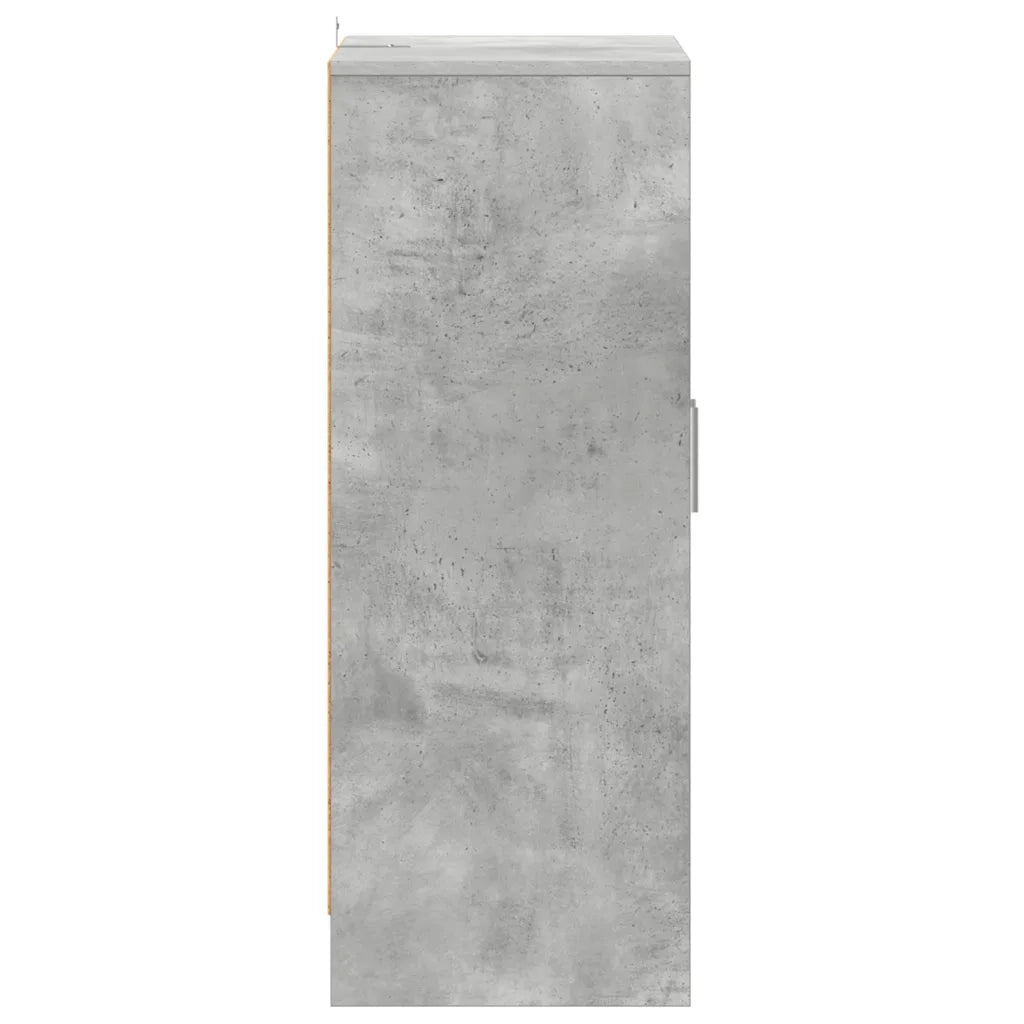 Scarpiera-Scaffale per scarpe Grigio Cemento 60x35x92 cm in Truciolato 933428