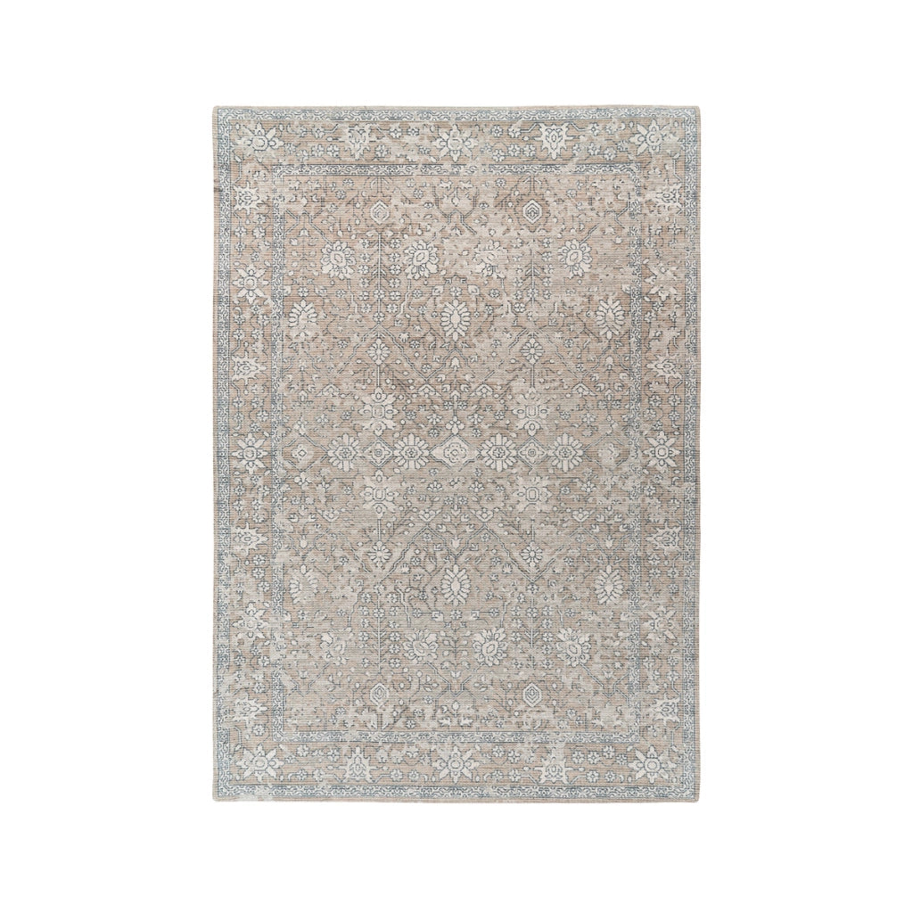 Tappeto Vintage Perry Khaki e Beige 80x150 cm