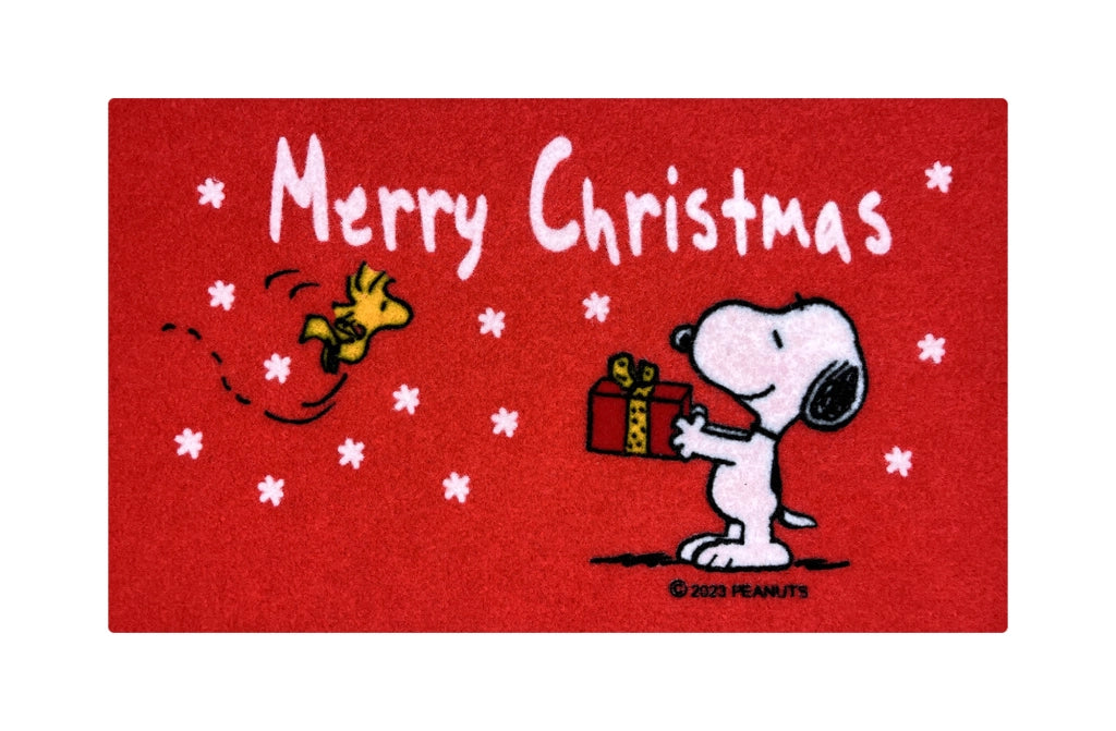 Zerbino Ingresso Natalizio Rettangolare 40 x 60 Cm Tappeto Ingresso Asciugapassi Tappetino Antiscivolo Interno Estero Idea Regalo Natale  - Dis2 Natale