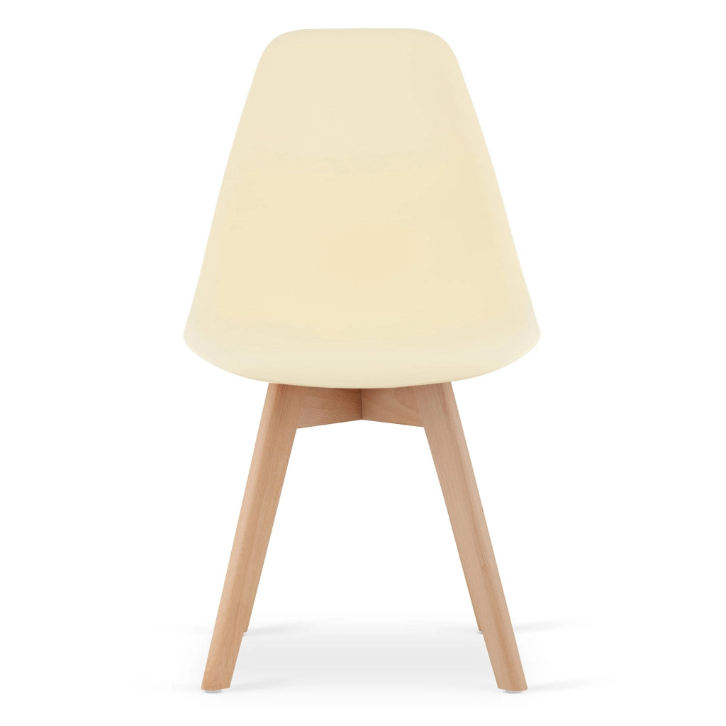 Sedia VALORA KITO - Sedie da pranzo ergonomiche color crema x 3