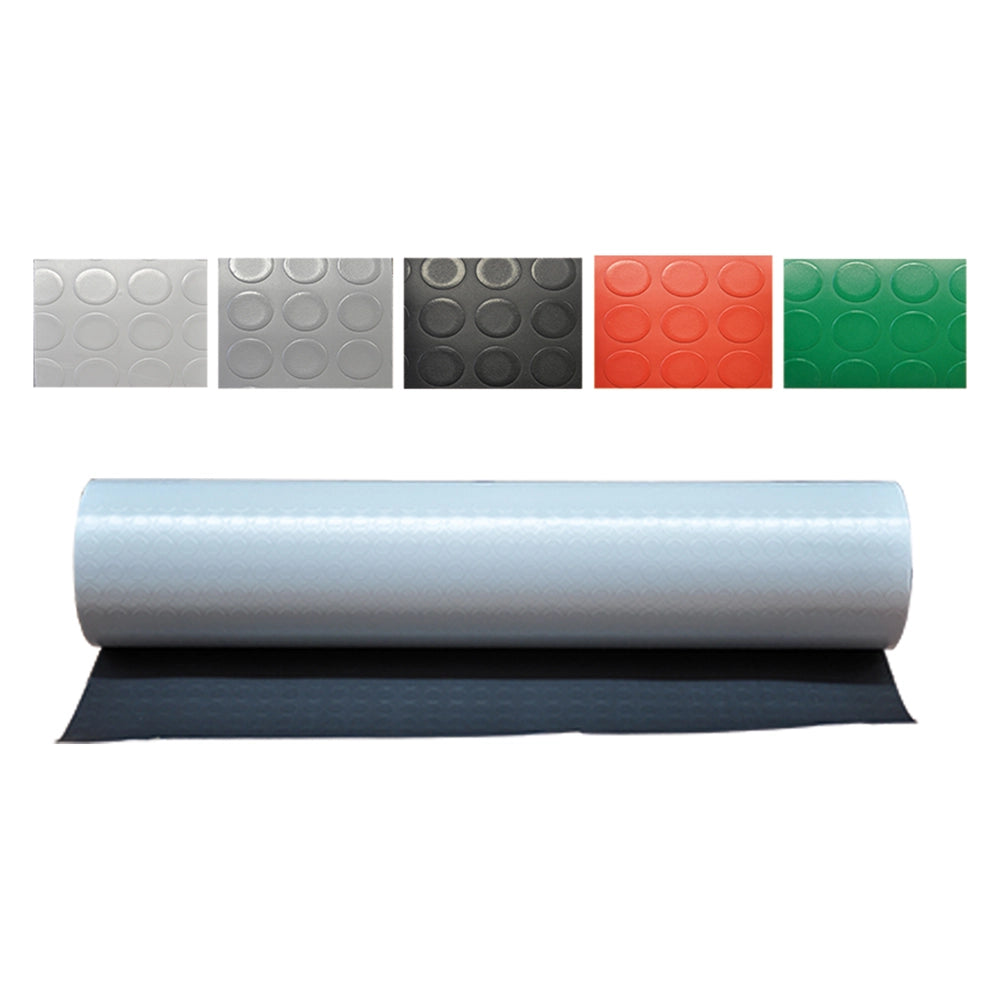 TAPPETO A BOLLE mt. 1  x 25 nero sp. 1,3 mm