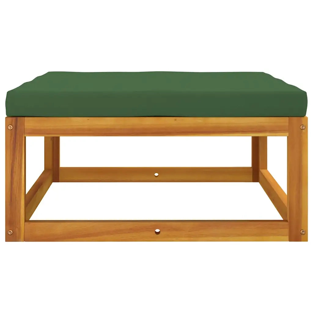 Set Mobili da Giardino 3 pz con Cuscini Legno Massello di Acacia CFW7224701