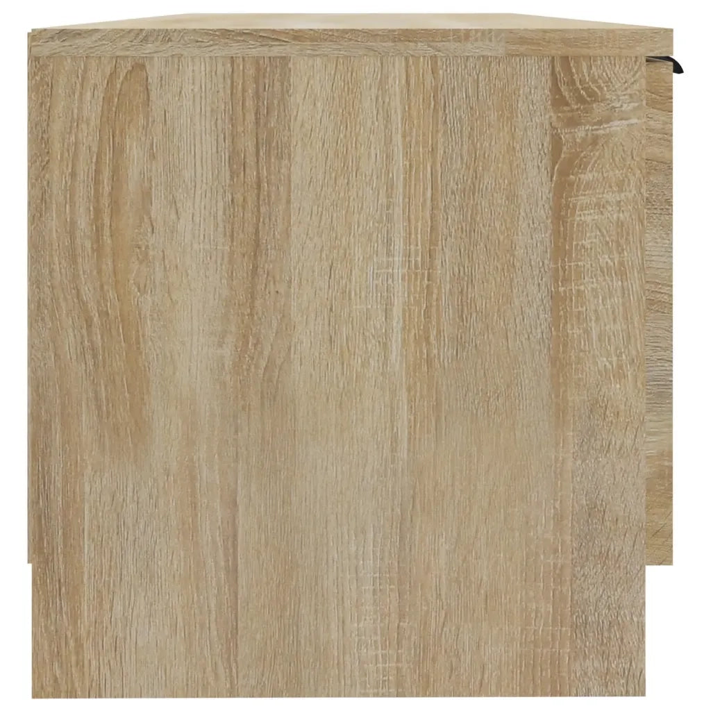 Mobile Porta TV Rovere Sonoma 102x35x36,5 cm Legno Multistrato cod mxl 33998