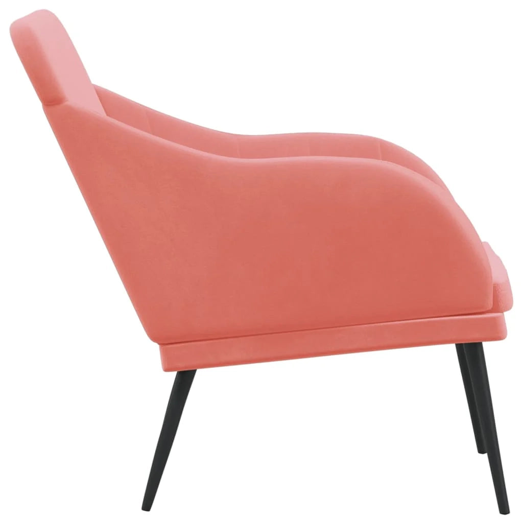 Panca/panca 110 x 76 x 80 cm velluto rosa 02_0010493