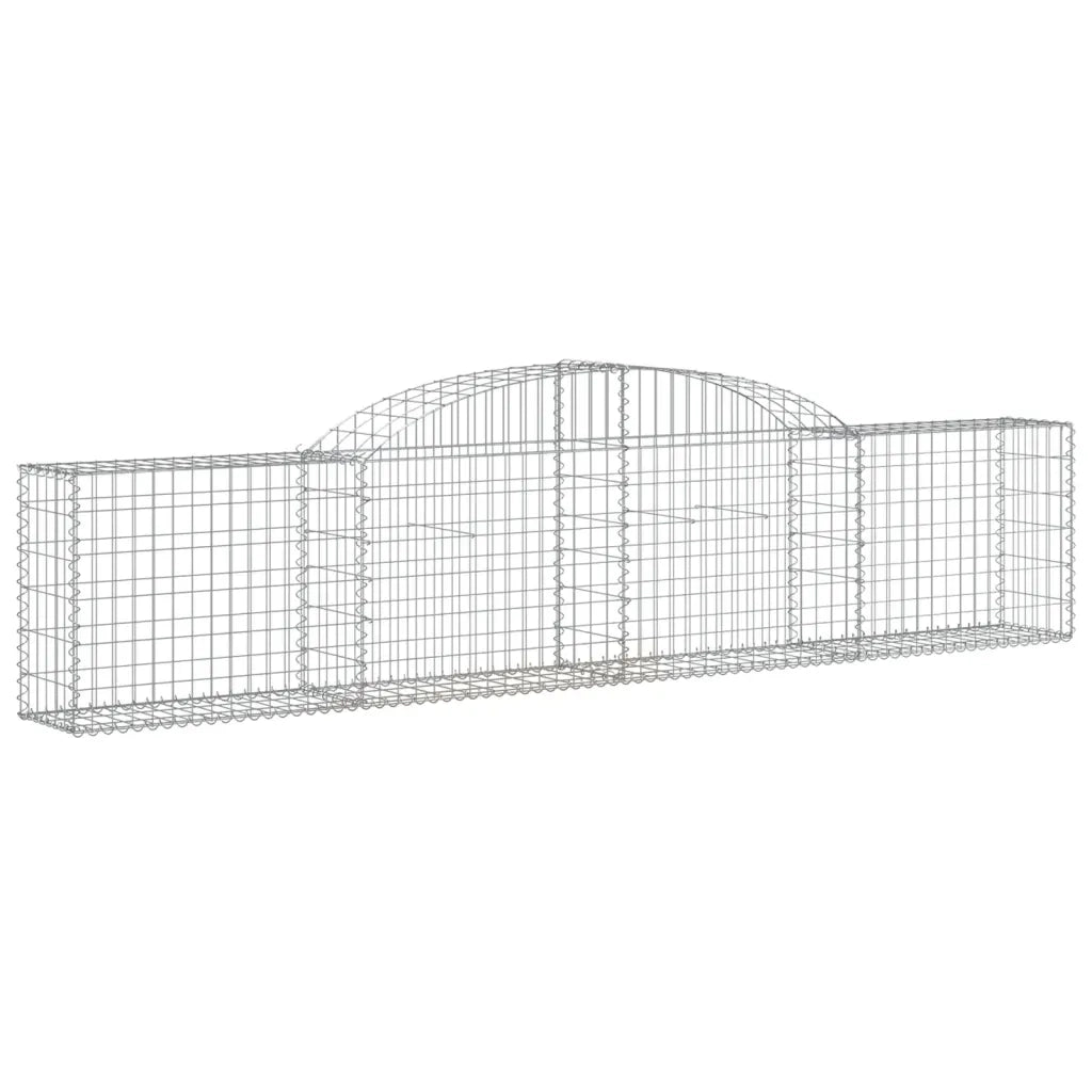 Cesto Gabbione ad Arco 300x30x60/80 cm Ferro Zincatocod mxl 79455