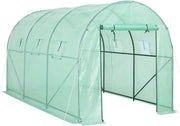 Serra da Giardino 7m² Porta Arrotolabile 6 finestre Serre Tunnel Piante Orto Giardinaggio 350x200x200cm