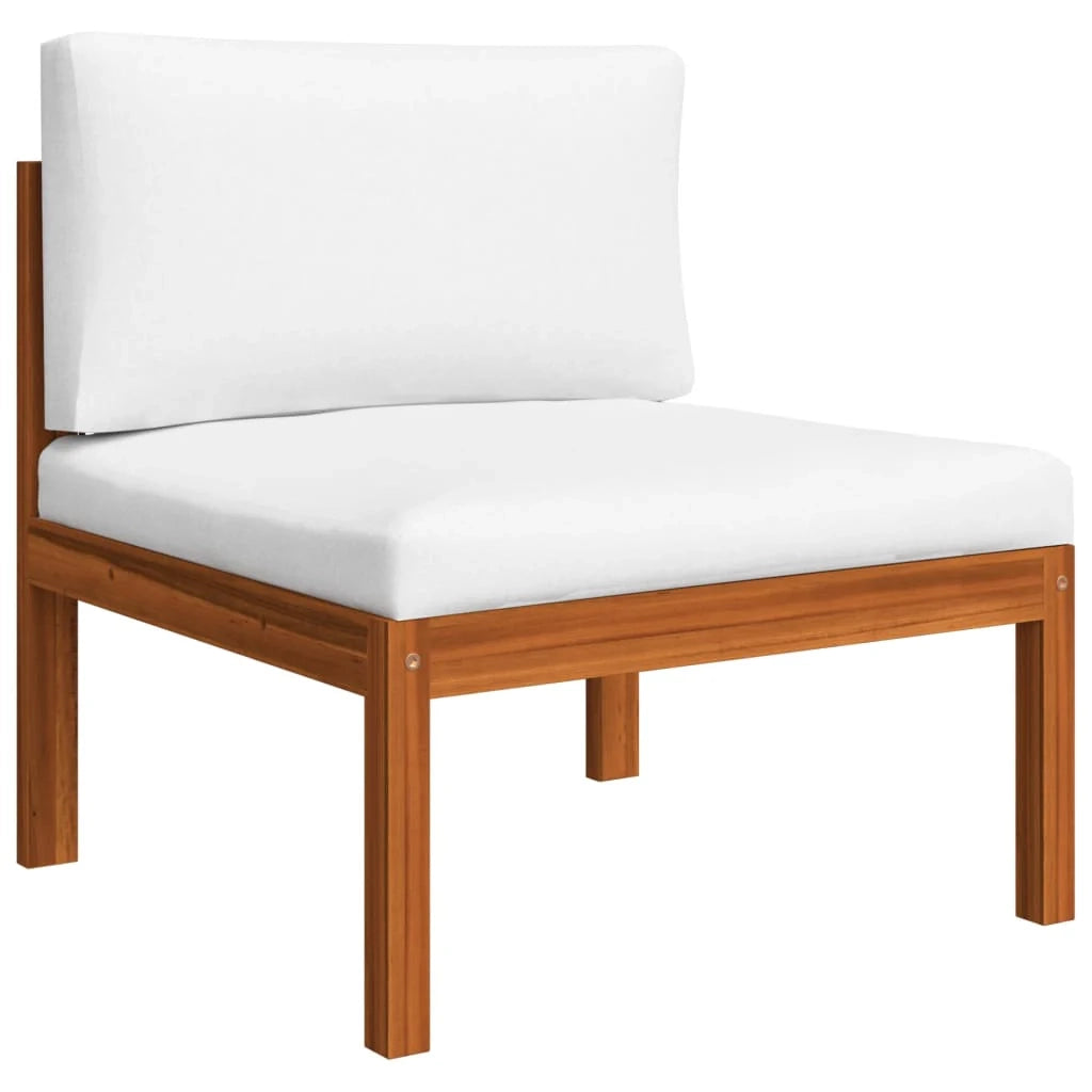 Set di mobili da giardino mobili da esterno 6 pezzi con cuscini crema legno massello di acacia 02_0016748