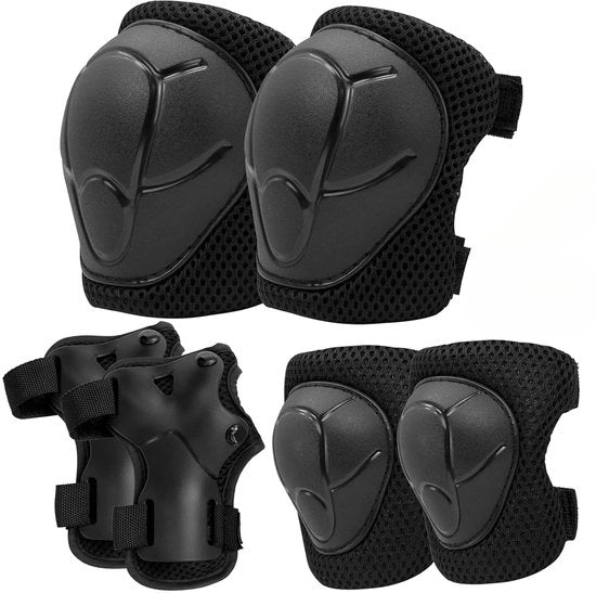 Set di Protezione per Skateboard e Biciclette - Protezioni Ginocchio, Caviglia e Polso
