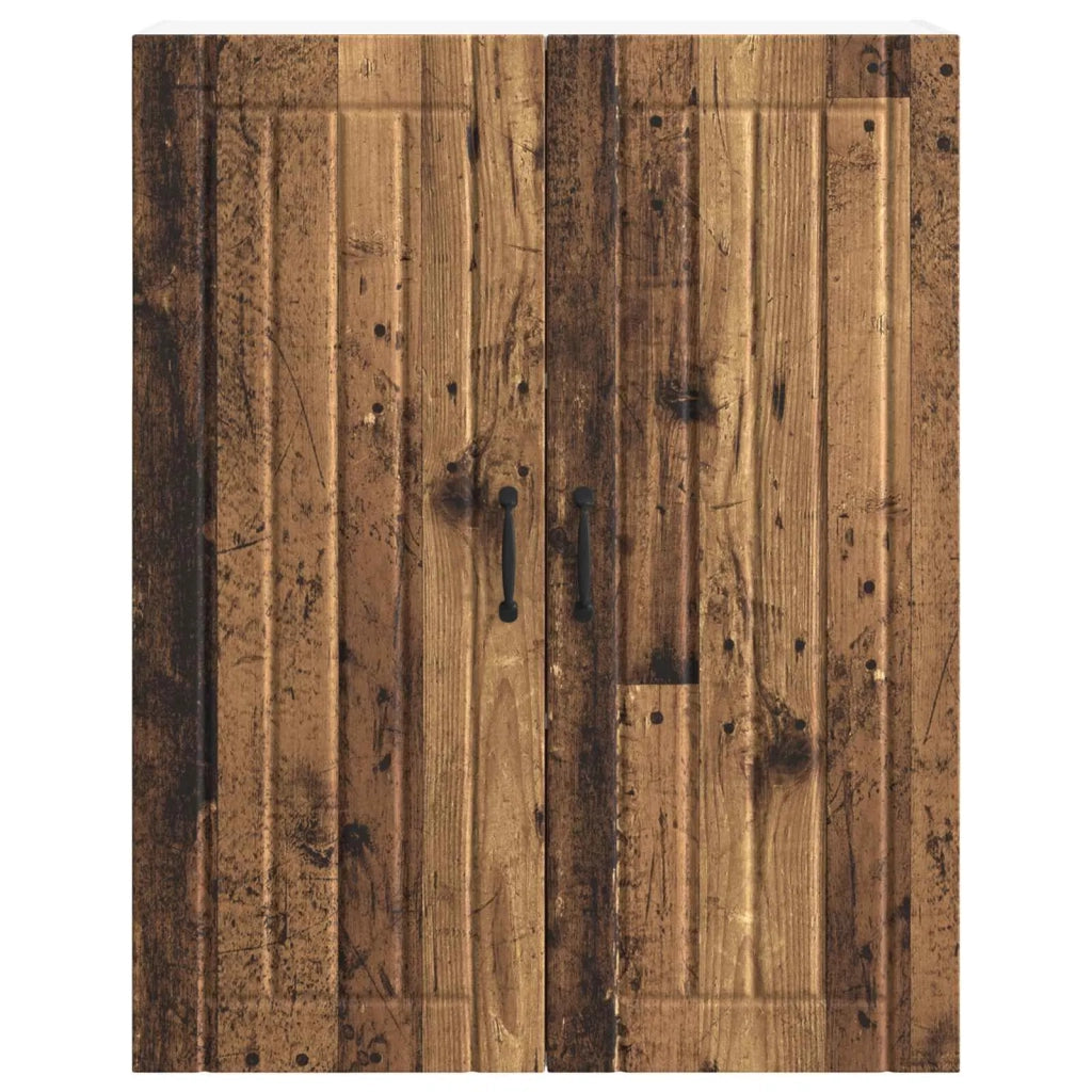 Armadietto a muro LUCCA Legno antico 80 x 31 x 100 cm