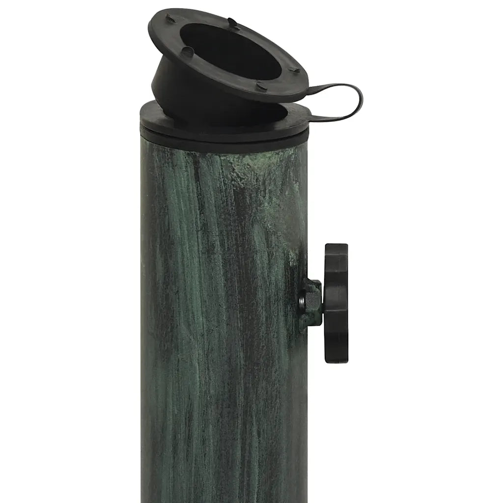 Base per Ombrellone-Supporto per ombrellone Verde 44x44x31 cm in Ghisa 239948