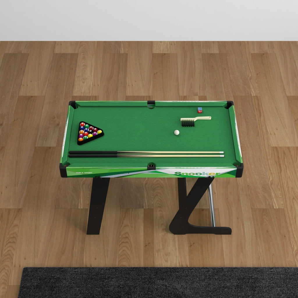Tavolo da biliardo pieghevole ¨C zephmum ¨C verde 104 cm