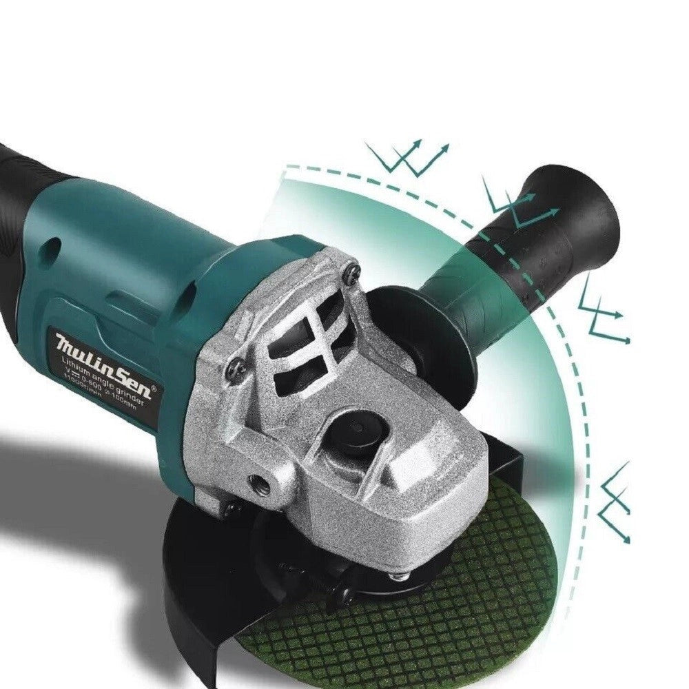 Trade Shop - Smerigliatrice Angolare A Batteria Flex 100/125mm 72v 5ah 8500rpm Mls0030bl -