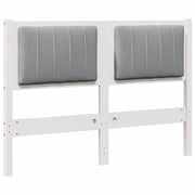 Testiera | Testata imbottita con Testiera | Testata Bianco 120 cm Pino massello
