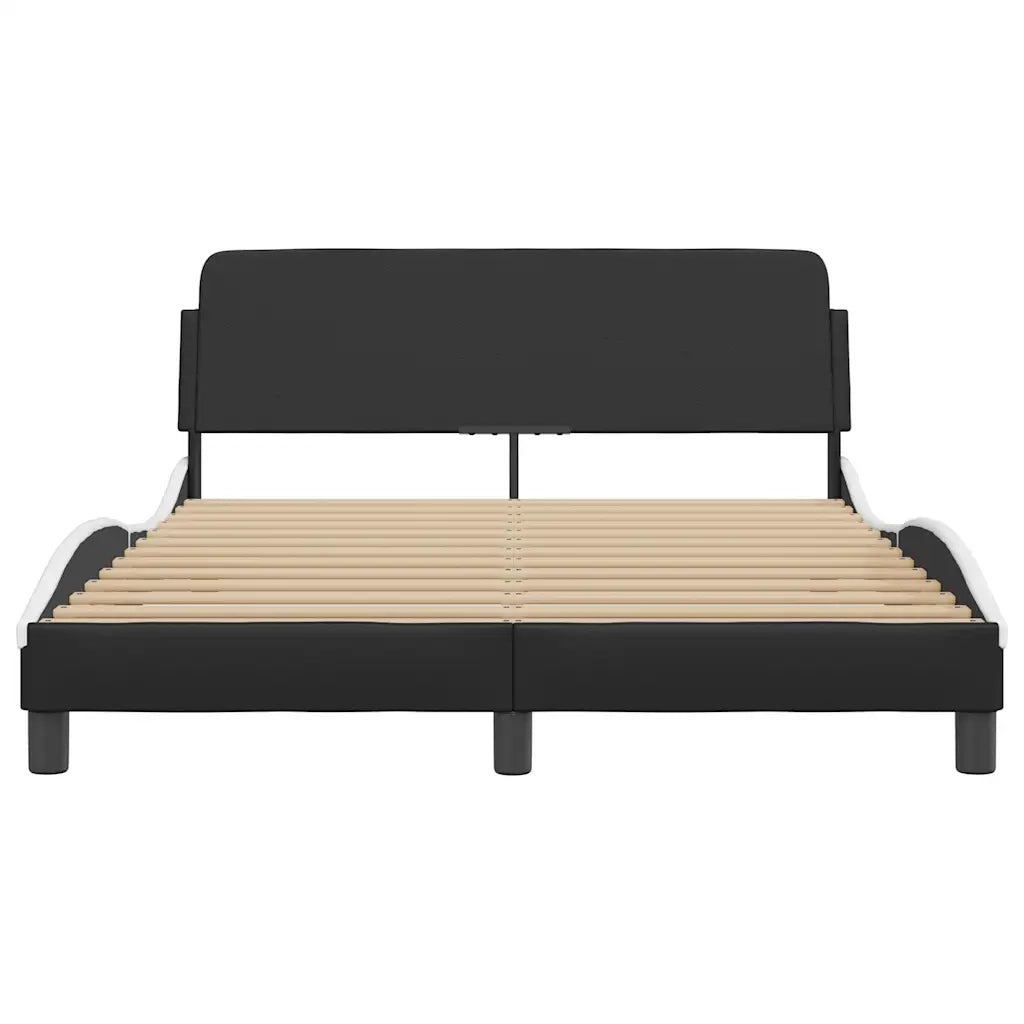 Giroletto Dover Nero e Bianco 120x200 cm in Similpelle 373163