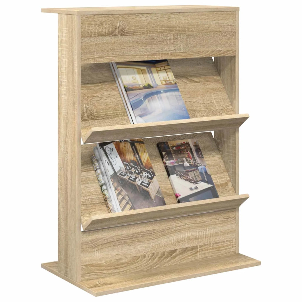 Scaffale per riviste Rovere Sonoma 70 x 41 x 96 cm CFW9092267