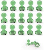 Magnetite Neodymium Magnetici a Stagno D11MM Magnetici Forti per Frigoriferi Tabelloni White, Calendari, Carte in Scuola e Ufficio 18 Pezzi