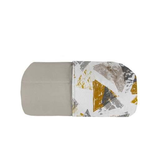 Trapuntino Matrimoniale 100gr con Stampa in Microfibra Urban Giallo