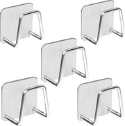 5 Pezzi di Supporti per Lavello - Supporti per Lavello Resistenti in Acciaio Inossidabile con Adesivo Self-Locking