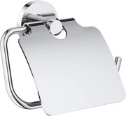 Sostituto di carta igienica con coperchio Fissato alla parete Sostituto di carta igienica per bagno con cassetta di stoccaggio in acciaio inossidabile Sostituto di carta igienica con rullo di carta igienica fissato a un pannello Toiletpapierroldispenser
