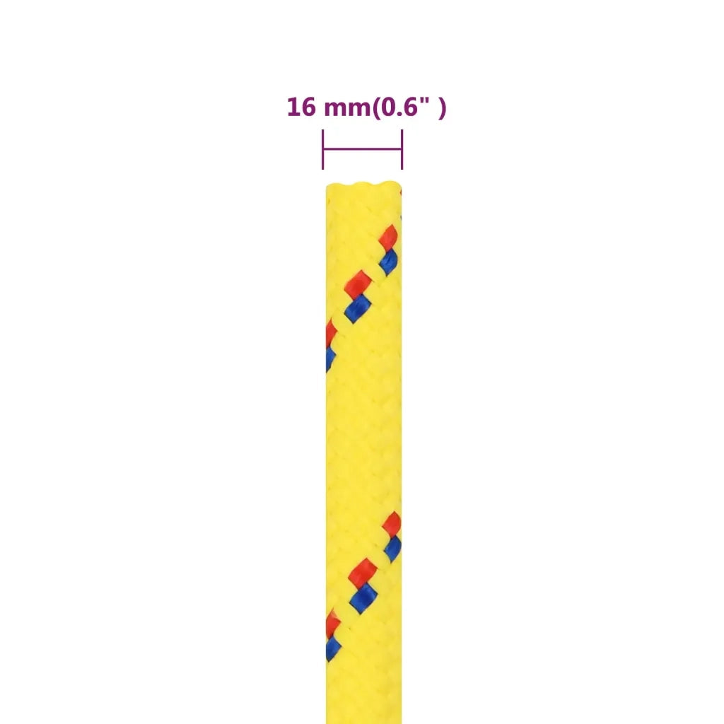 Corda per barca Gialla 16 mm 250 m in Polipropilene 152628