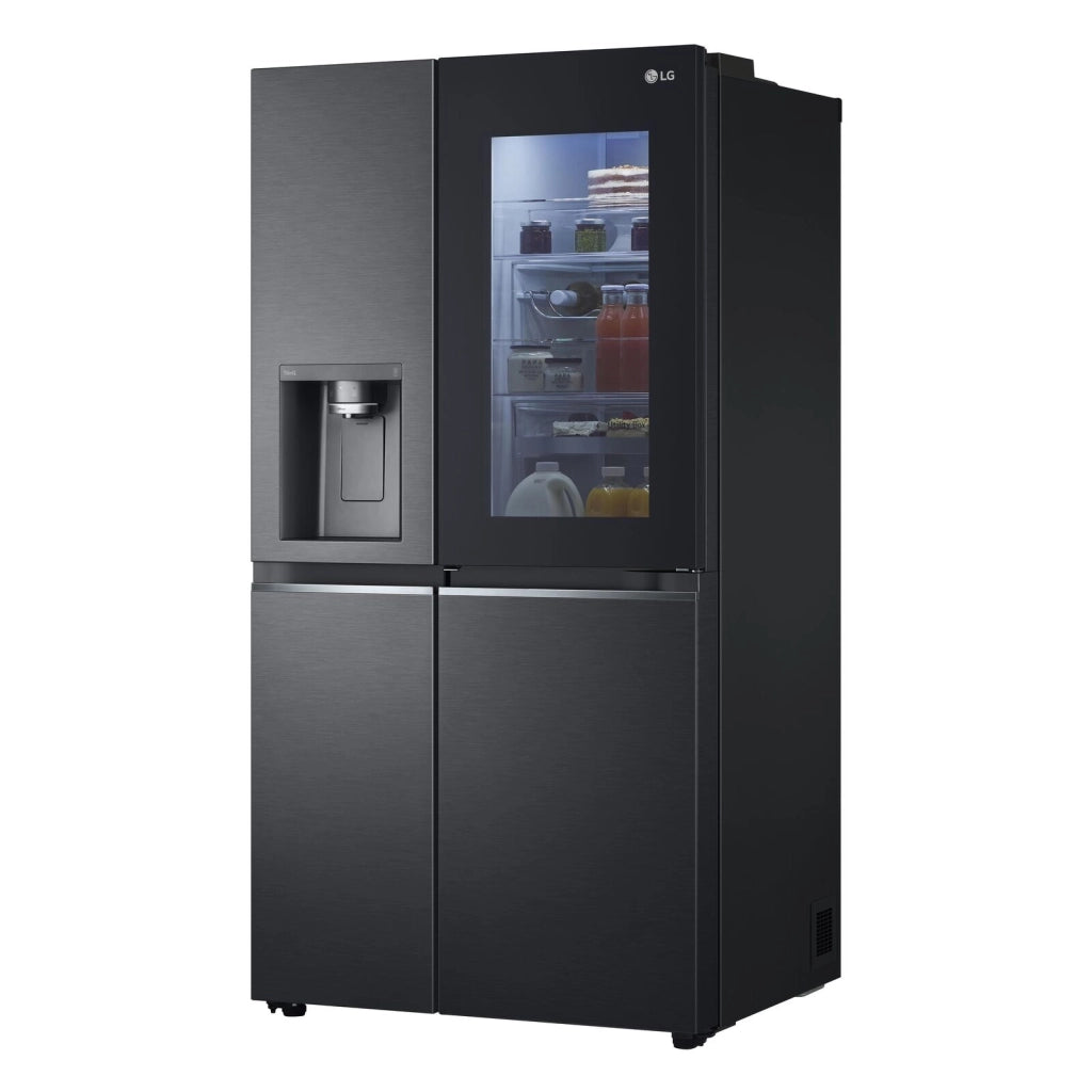 LG GSXV91MCAE InstaView Frigorifero Side by Side 635 L 179 cm Classe E 36 dB No Frost Wi-Fi Door in Door colore Nero