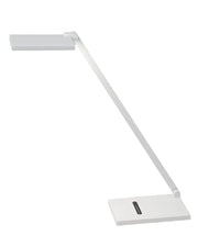 Lampada da Tavolo Zermatt 10W LED Integrato, CCT 3000K/4000K, Regolazione Luce al Tocco, Struttura in Metallo e Metacrilato Bianco - IP20