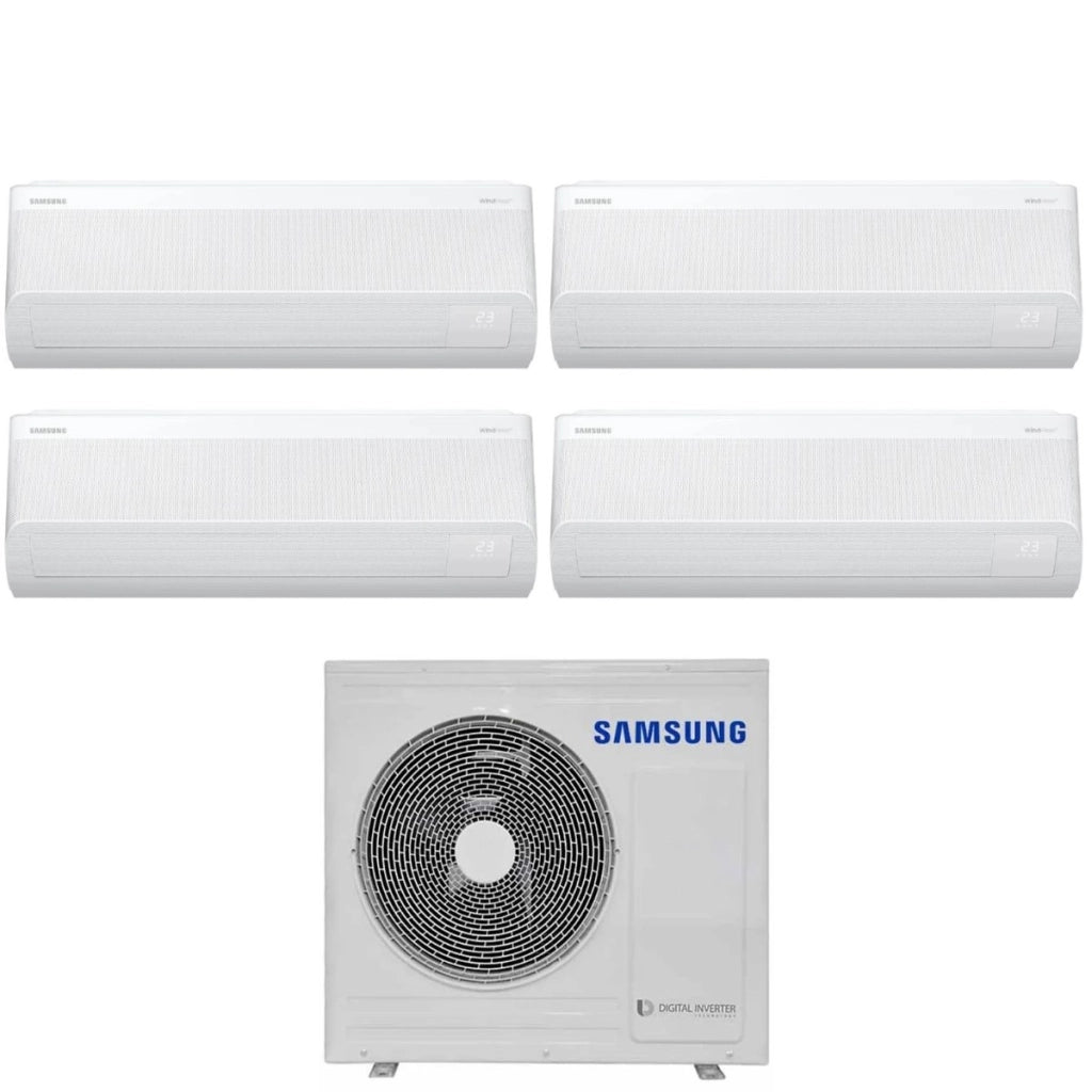 Climatizzatore Condizionatore Samsung Quadri Split Inverter serie WINDFREE AVANT S2 7+7+7+7 con AJ080TXJ4KG R-32 Wi-Fi Integrato 7000+7000+7000+7000