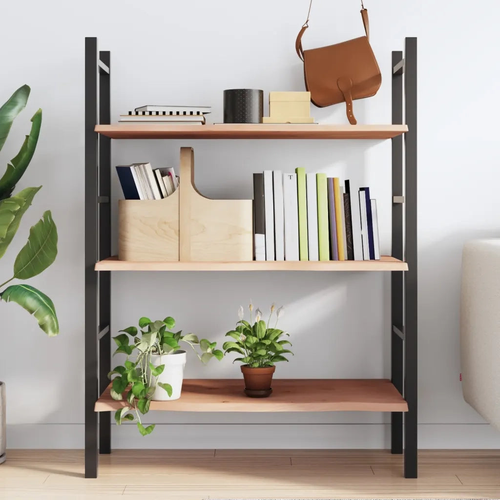 Mensole Parete | Scaffale a Parete | Ripiano a Parete 80x40x2 cm Legno Massello Rovere Non Trattato