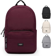 Borsa per scuola per ragazze e ragazzi adolescenti rosso - Nr. 3 - Borsa per donne e uomini per la scuola - 16" tasca per laptop - Realizzata con PET riciclato - Impermeabile