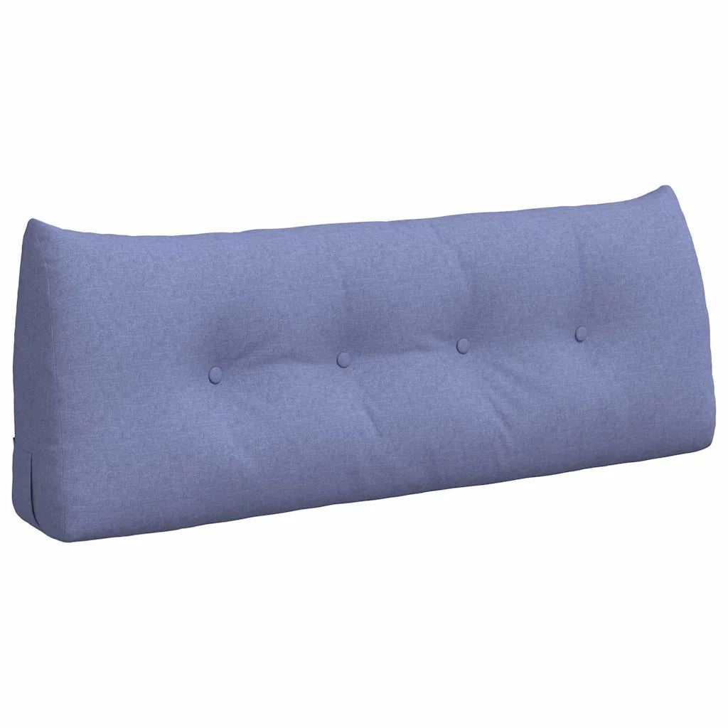 Cuscino per Schiena Blu jeans 120 x 24 x 50 cm Tessuto 42014484