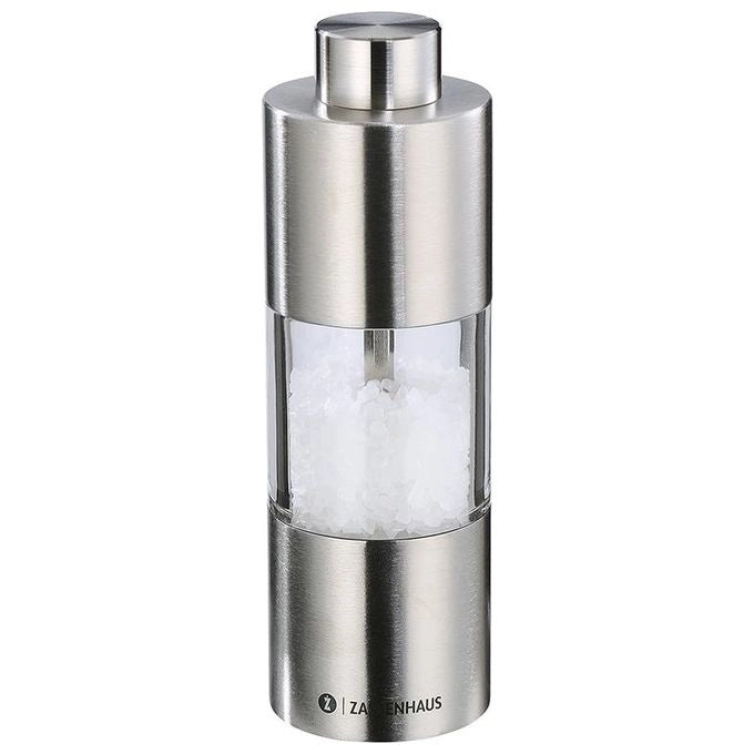 Zassenhaus 030402 macina sale e pepe Acciaio inox, Trasparente