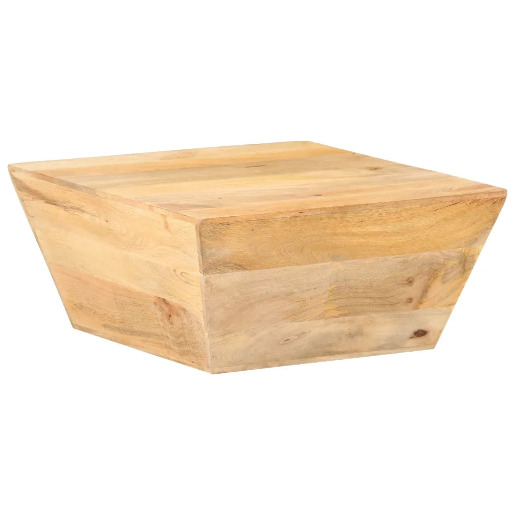 Tavolino da CaffÃ¨ a Forma di V 66x66x30 cm in Legno di Mango