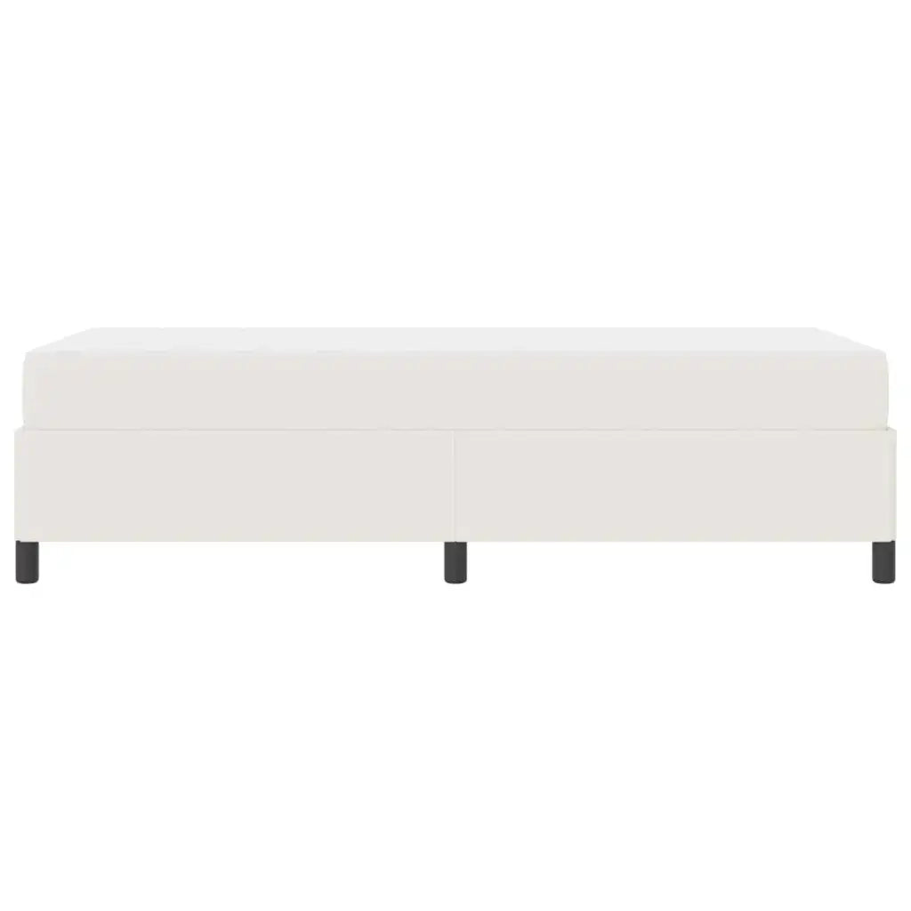 Struttura del letto con materasso-Giroletto Crema 90 x 190 cm Tessuto 108793