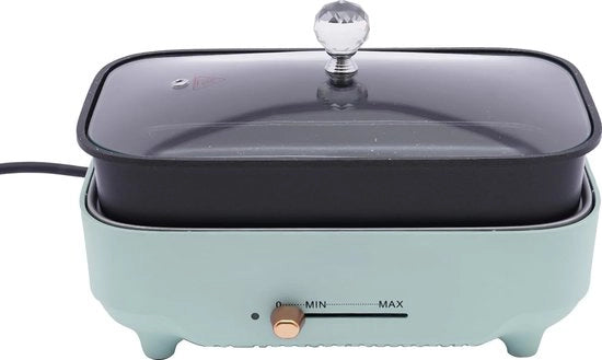 Fonduta Elettrica Multiuso - Set di Fonduta - Piatto per Fonduta Elettrico - Fonduta Orientale - Griglia - Per Più Persone