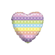 Nonsoloinformatica Palloncino Cuore Arcobaleno 45 cm