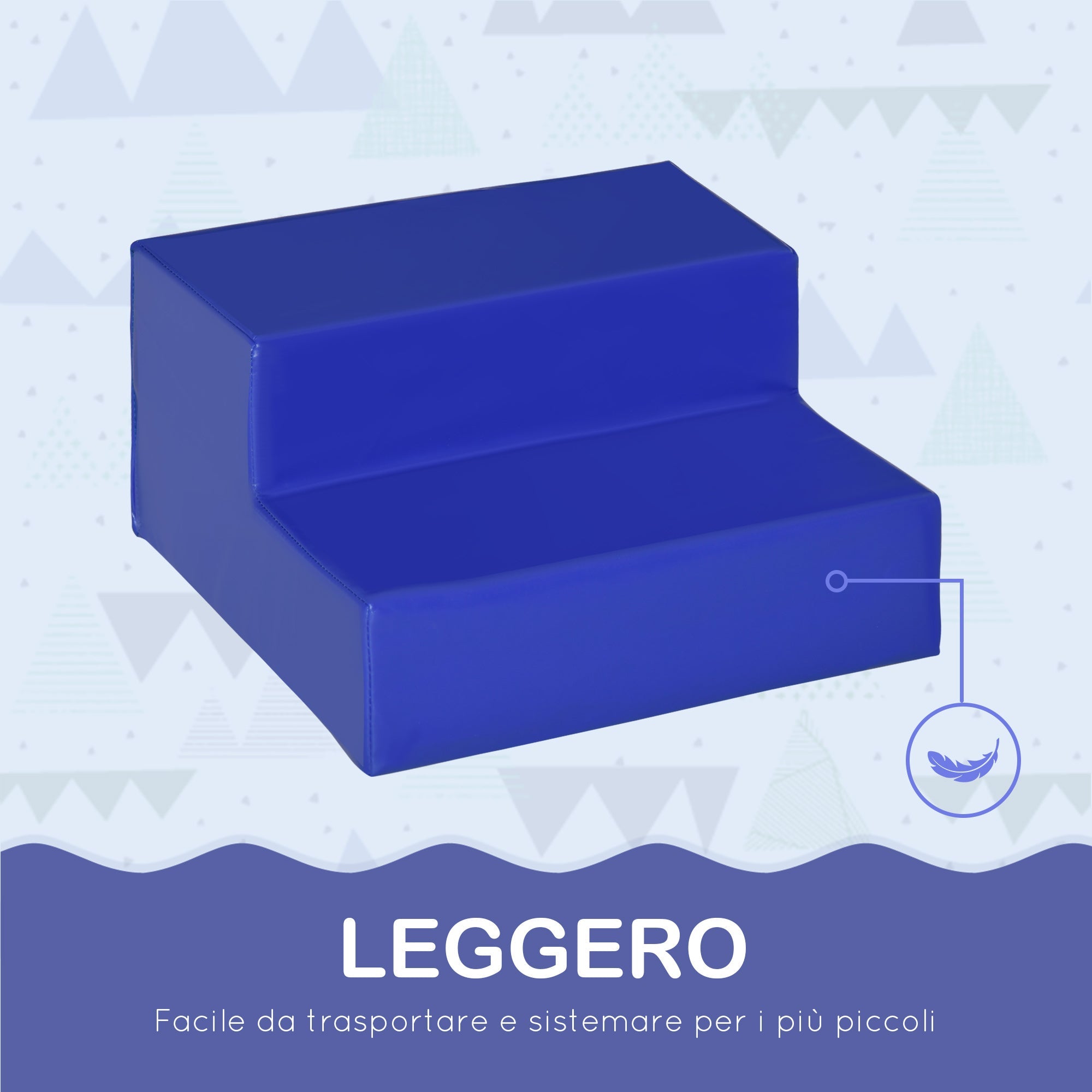 Set 4 Blocchi Costruzioni Morbide Modulabili per Bambini Multicolore