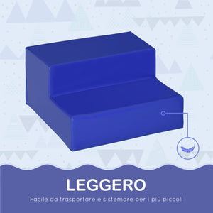 Set 4 Blocchi Costruzioni Morbide Modulabili per Bambini Multicolore