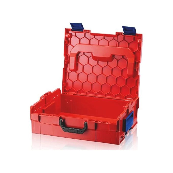 Knipex 00 21 19 LB LE Cassetta per Attrezzi 1 Scomparto 3 Manici Antiurto Resistente agli Spruzzi colore Rosso