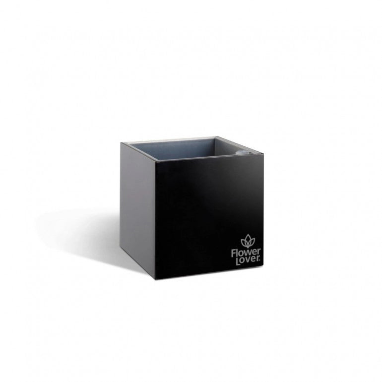 Vaso CUBICO 9x9x9 cm, con sistema di auto-irrigazione