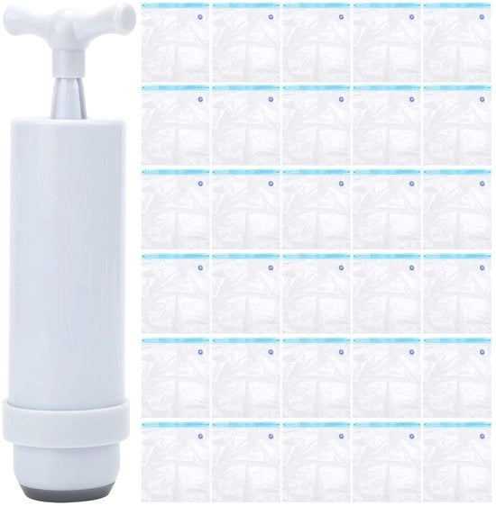 Filmatrice con estrattore ad aria - Sacchi a vuoto - Resistente all'umidità - Plastica - 33 x 30 cm - Materiale duraturo - Sacco a vuoto