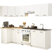 AKORD Set di Mobili da Cucina OLIWIA 300 cm Bianco 300 cm 11 ante 1 cassetto 300x46x203 cm