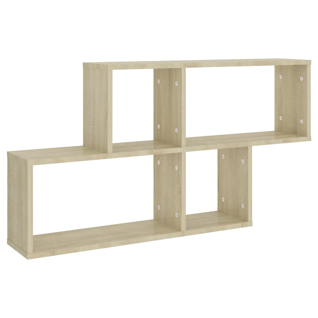 Scaffale a Parete Rovere Sonoma 100x18x53 cm Legno Multistrato 807163