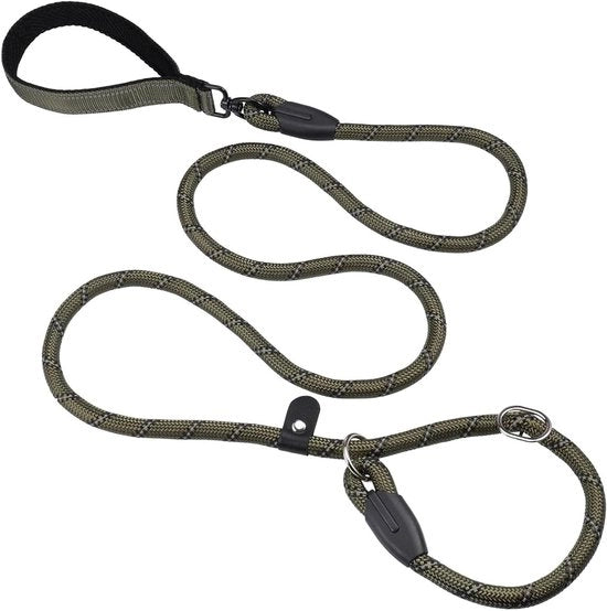 Cinturino di sicurezza nylon riflettente da 6 metri per cani di taglia media e grande