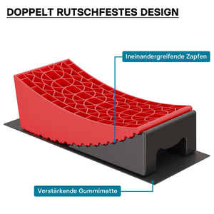 Cunei rotondi per camper con livella a bolla Livellatori per rimorchi