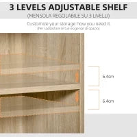 Mobile Porta Stampante, Mobile Ufficio, Mobiletto Basso, Mobile Multiuso con 4 Ruote, Rovere, 80x40x72cm