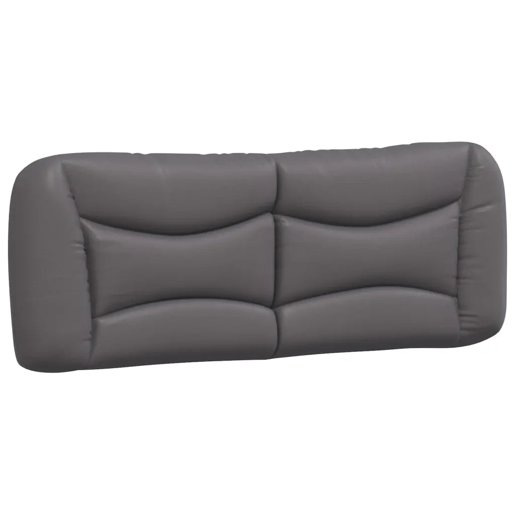 vidaXL Giroletto con Luci LED Grigio 140x190 cm in Similpelle